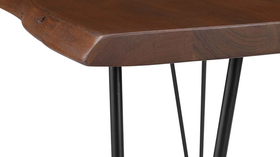 Oakridge Acacia Dining Table - 60", Walnut Black