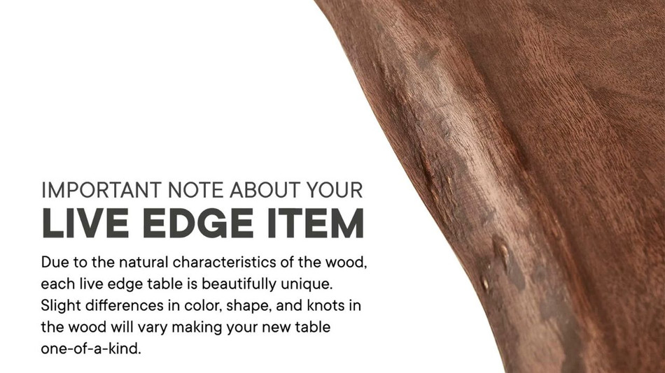 Oakridge Acacia Dining Table - 74", Walnut Black