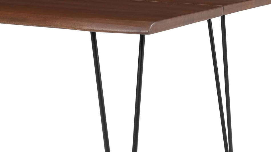 Oakridge Acacia Dining Table - 96", Walnut Black