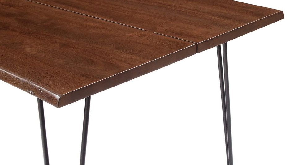 Oakridge Acacia Dining Table - 96", Walnut Black