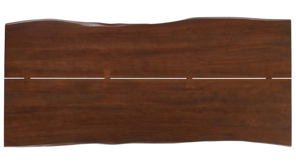 Oakridge Acacia Dining Table - 96", Walnut Black