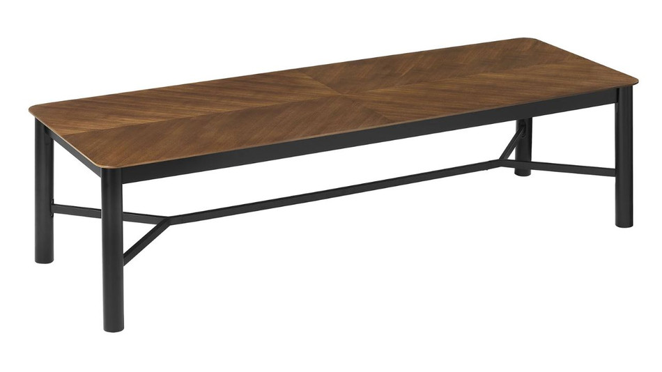 Brantley Rectangular Dining Table, 110" Walnut