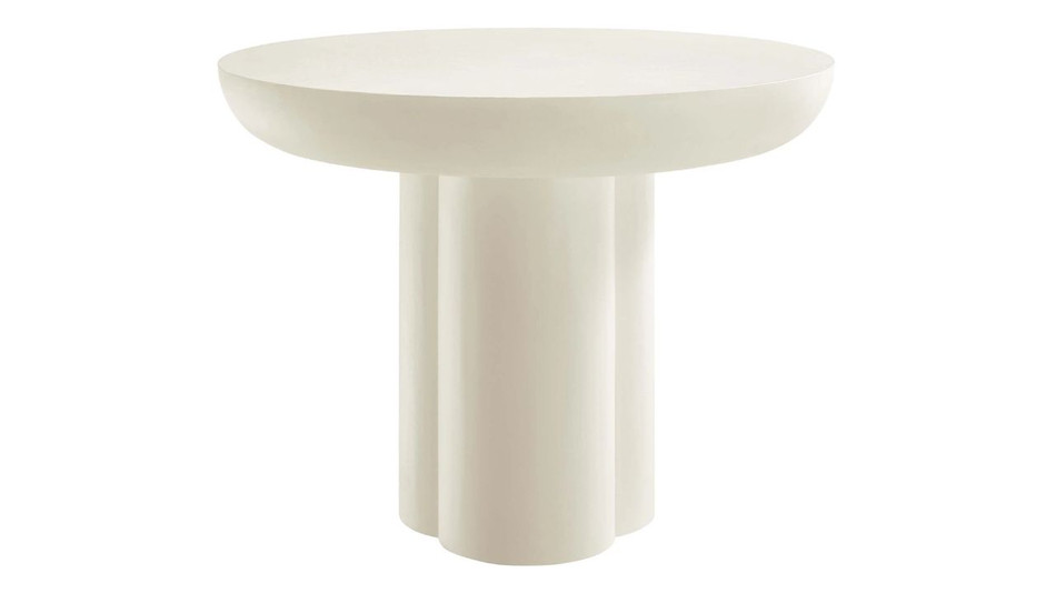 Treston Round Dining Table - 40", White