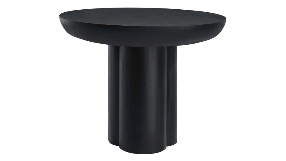 Treston Round Dining Table - 40", Black