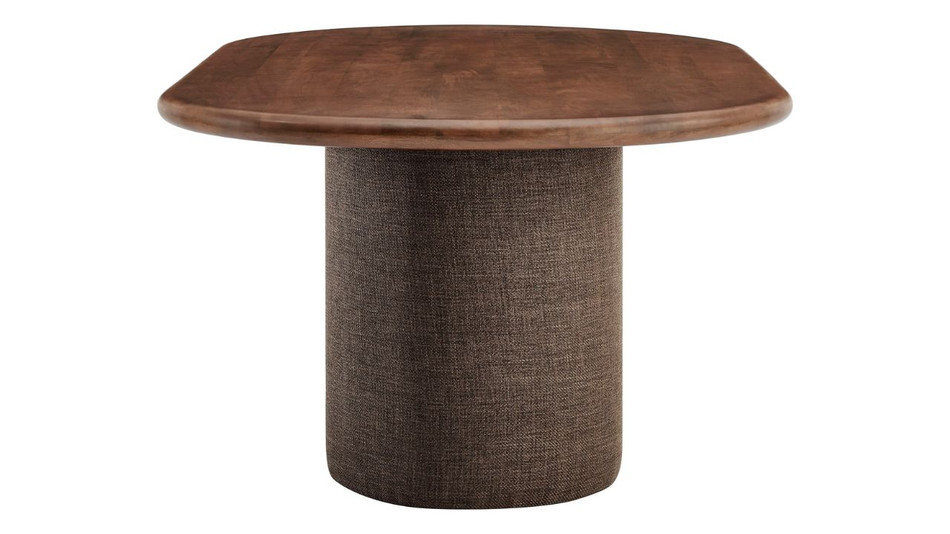 Aldera Modern Dining Table, 84" Walnut