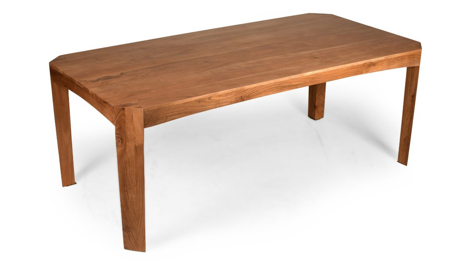 Rimini Dining Table, Light Walnut