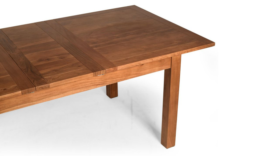 Capri Extendable Dining Table, Light Walnut