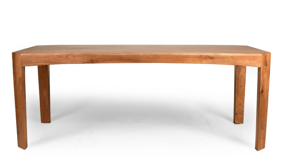 Capri Extendable Dining Table, Light Walnut