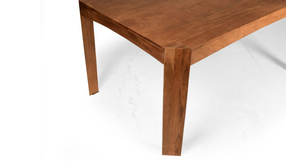 Capri Extendable Dining Table, Light Walnut