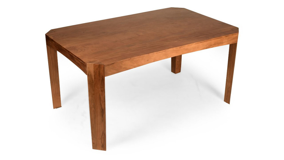 Capri Extendable Dining Table, Light Walnut