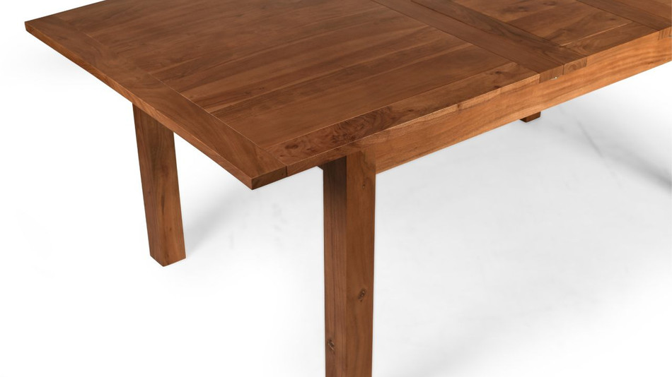 Capri Extendable Dining Table, Light Walnut