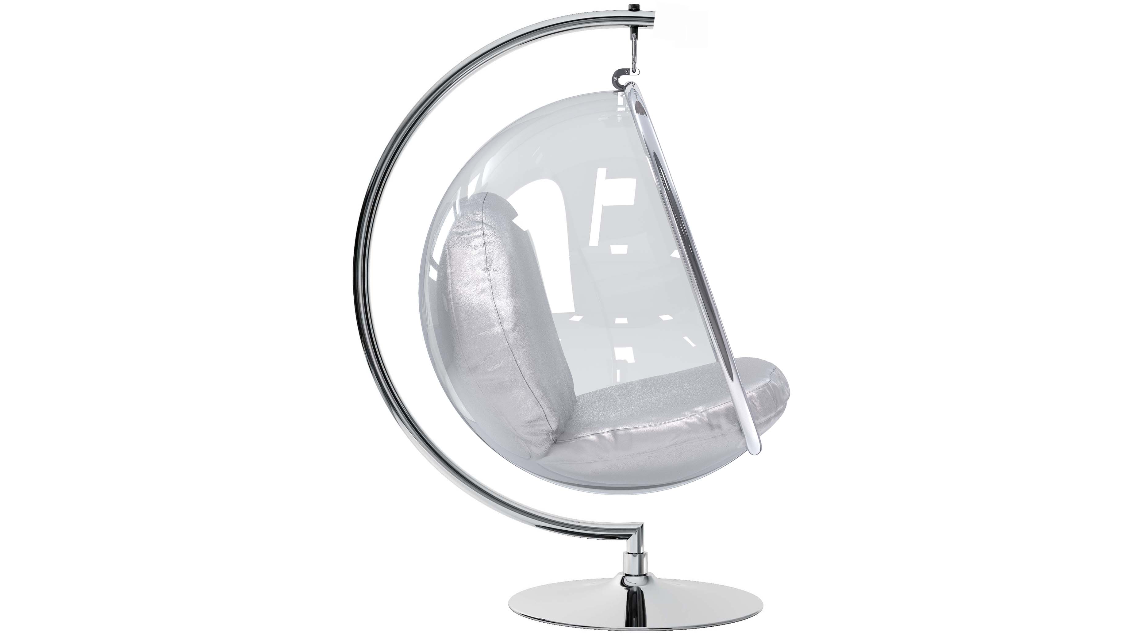 Hanging Bubble Chair With Stand, Gold Special Edition