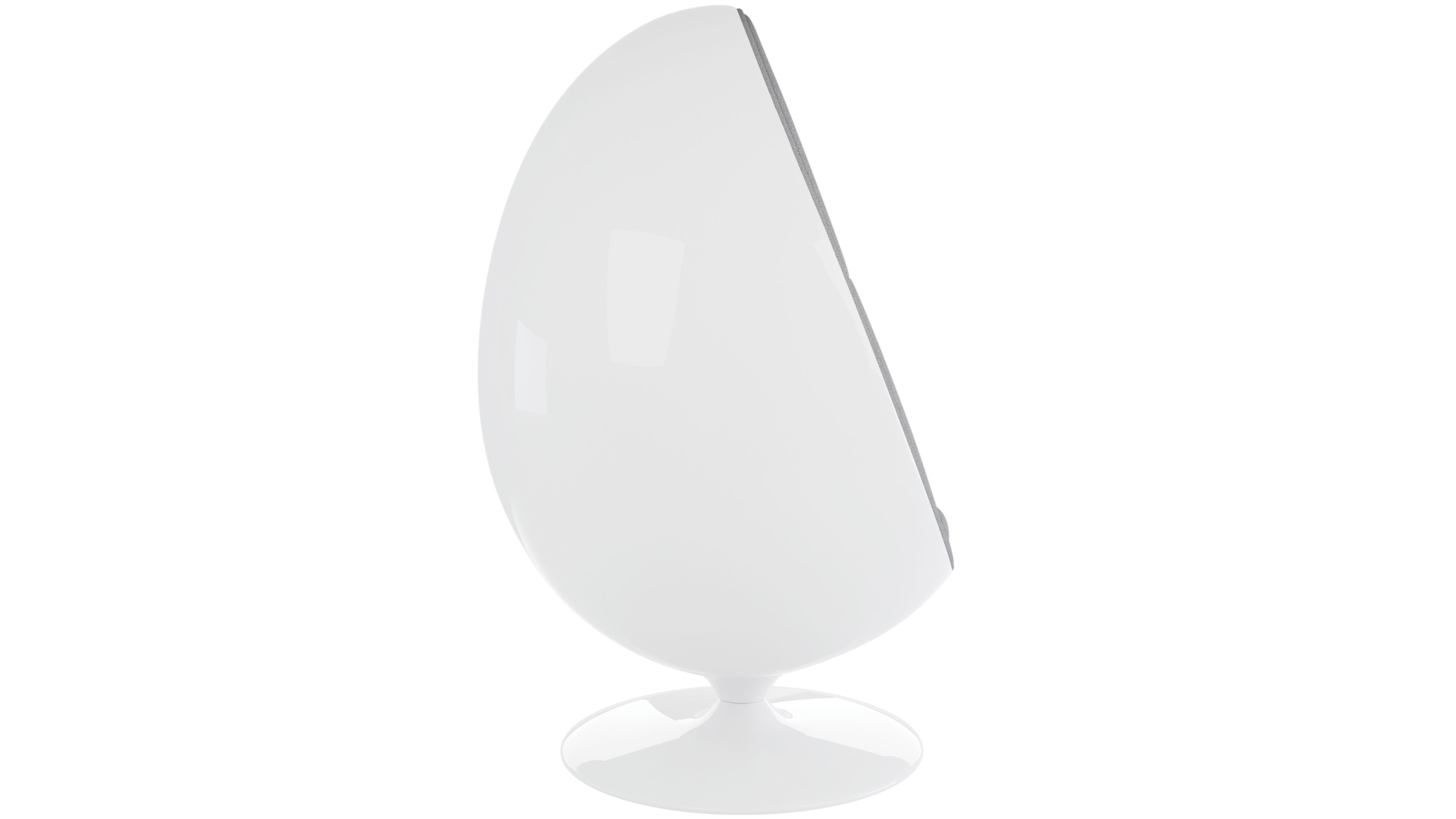 Hanging Bubble Chair With Stand, Silver Cushions