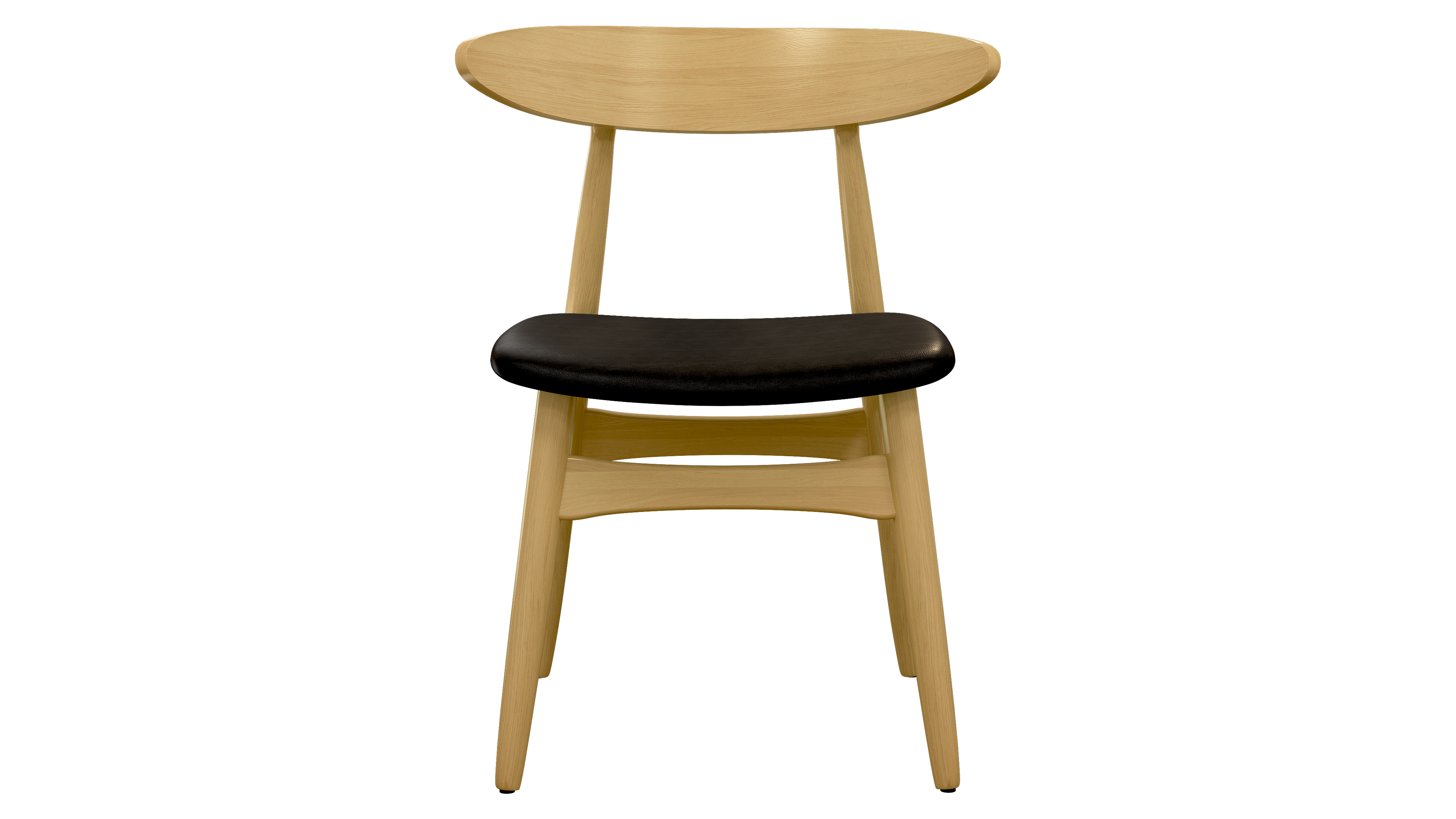 Timber and leather dining chairs cheap