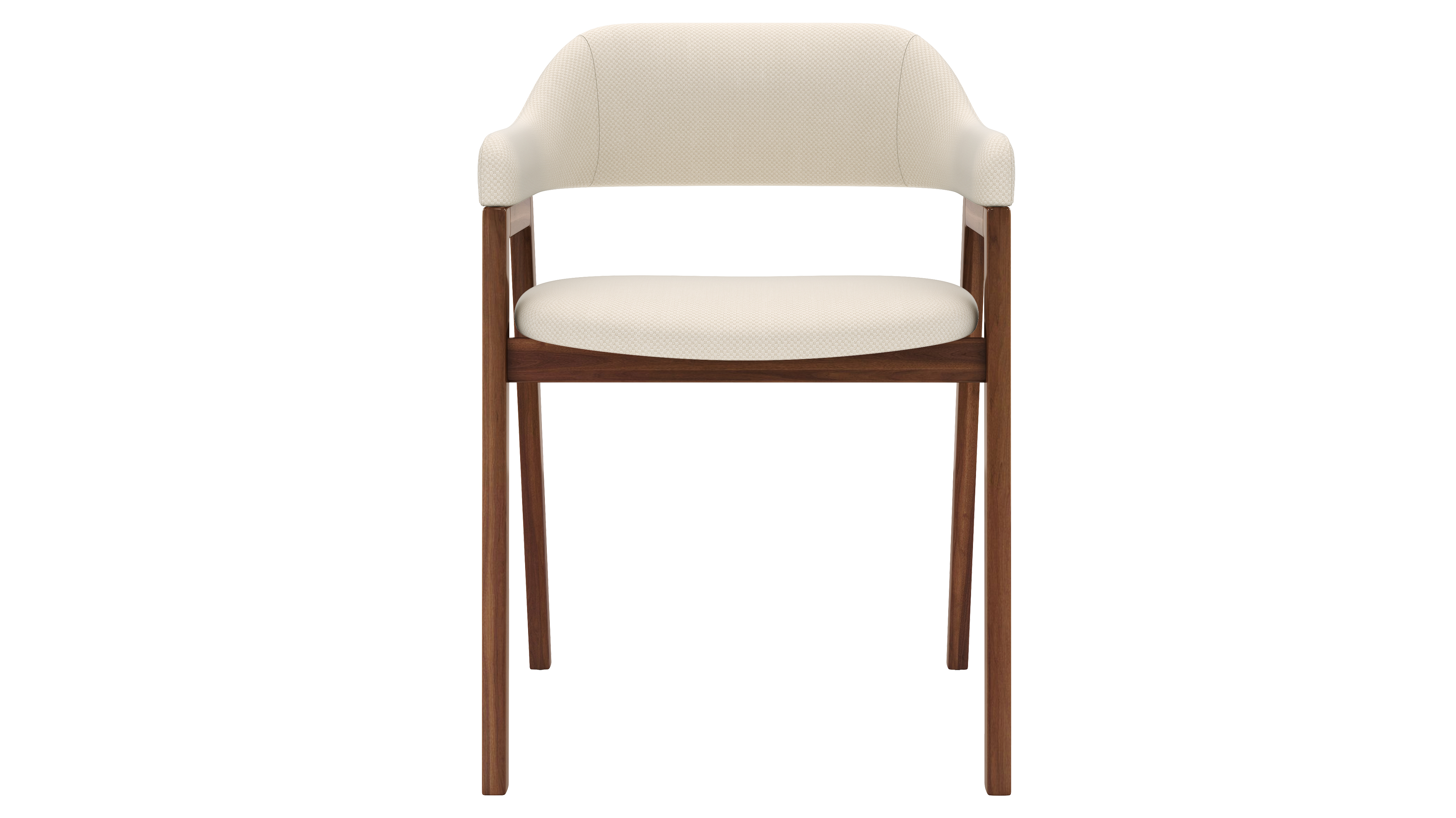 Atlas Teakwood Dining Chair, Beige