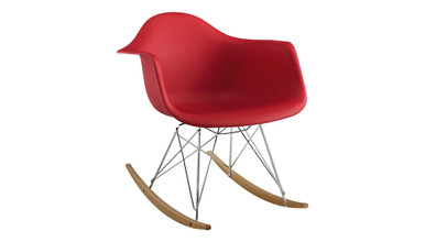 Red Rocker Student Chair Eiffel Rocker Chair, Red
