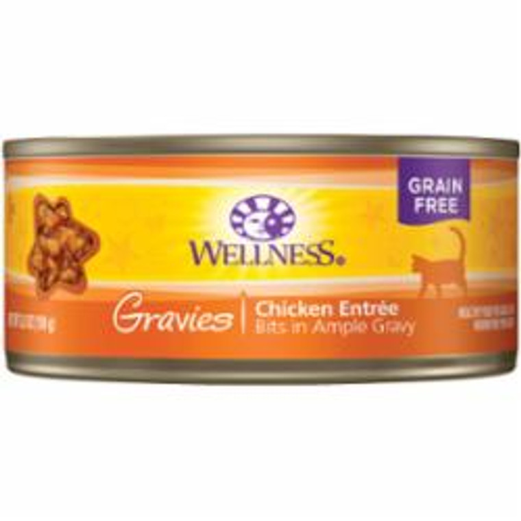 WELLNESS CAT COMPLETE HEALTH GRAVIES CHICKEN 5.5OZ