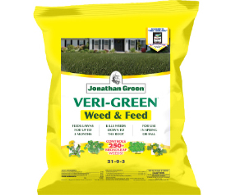 JONATHAN GREEN VERI-GREEN WEED AND FEED LAWN FERTILIZER 5M