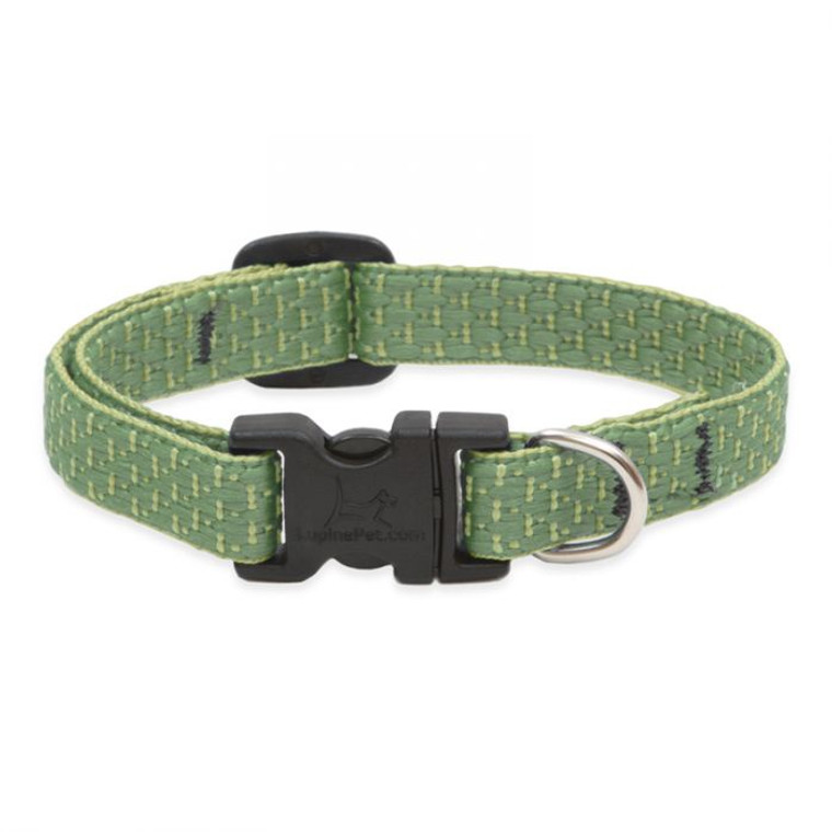 LUPINE DOG COLLAR MOSS 3/4IN X 13-22IN