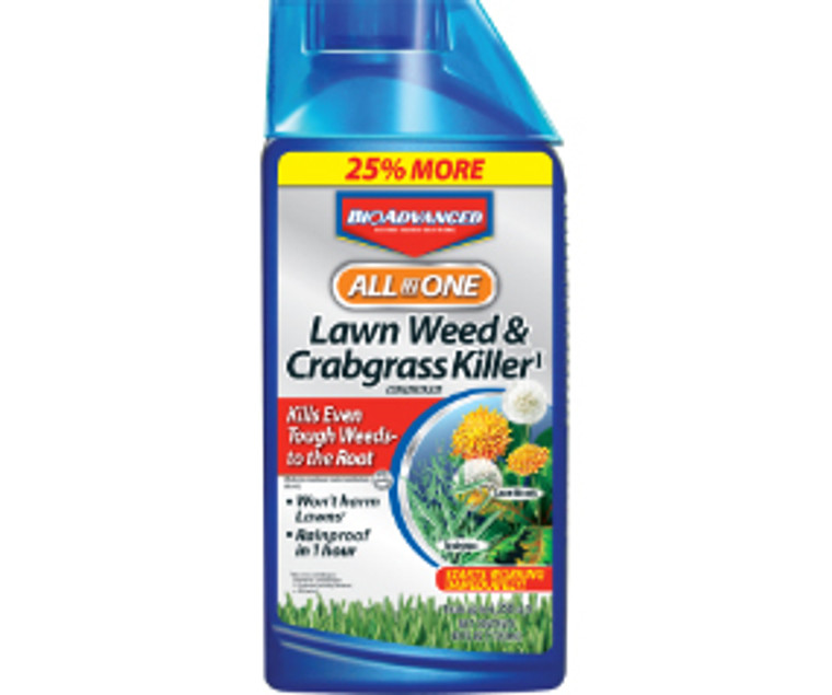 BAYER ADVANCED ALL IN ONE LAWN WEED & CRABGRASS KILLER 40 OZ