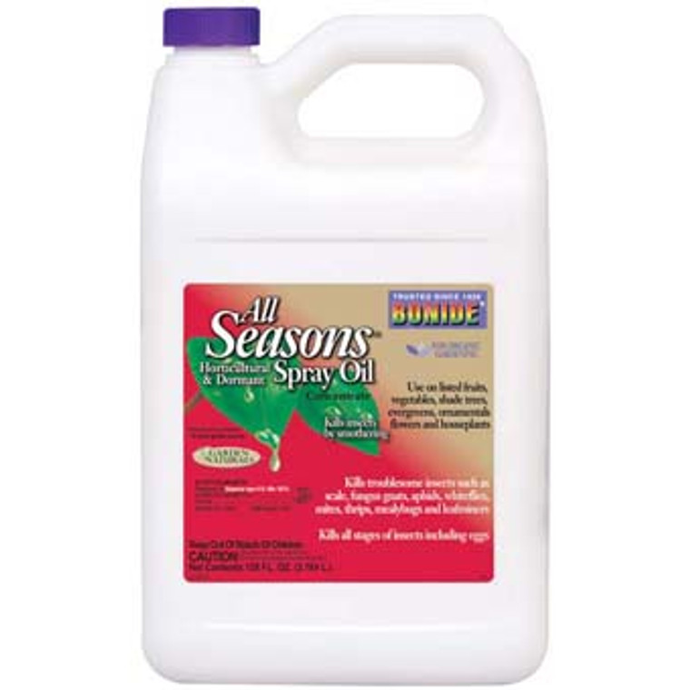 BONIDE ALL SEASONS HORTICULTURAL & DORMANT SPRAY OIL CONCENTRATE 1 GALLON