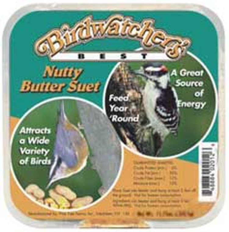 BIRDWATCHER'S BEST NUTTY BUTTER SUET 11OZ