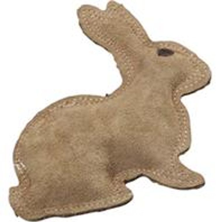 ETHICAL DURAFUSE LEATHER JUTE RABBIT SMALL 10"