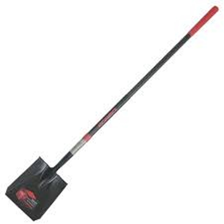 Ames Square Point Shovel With Traditional Socket, Fiberglass Handle