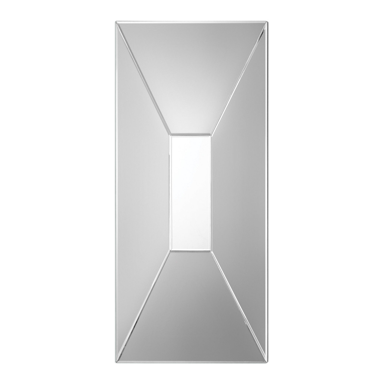 Uttermost Traveler Geometric Square Mirror