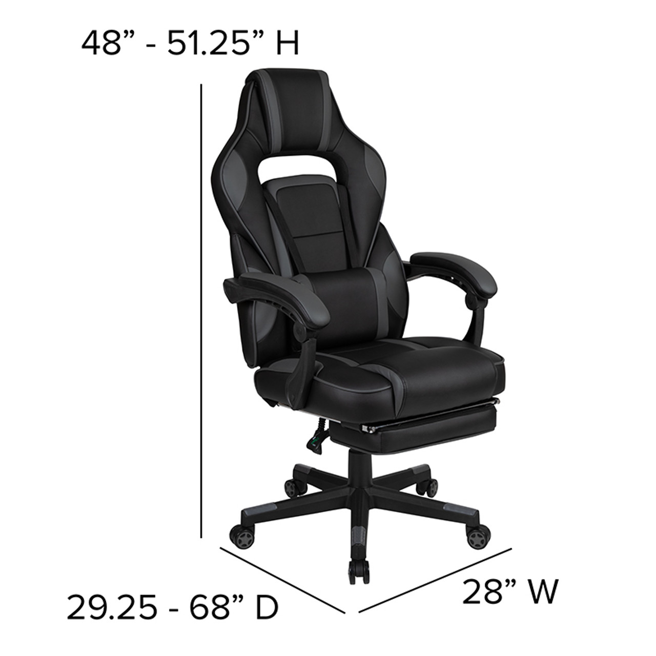 fully reclining gaming chair