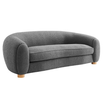 Abundant Boucle Upholstered Fabric Sofa EEI-6024-GRY