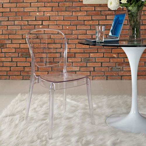 Entreat Dining Side Chair Clear EEI-1070-CLR