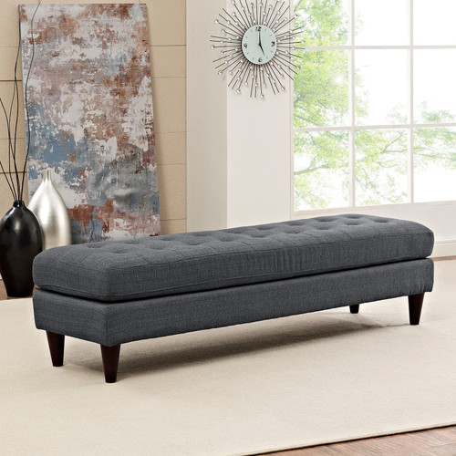 Empress Large Bench Gray EEI-2137-DOR