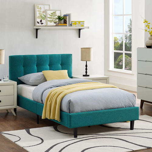 Linnea Twin Bed Teal MOD-5422-TEA