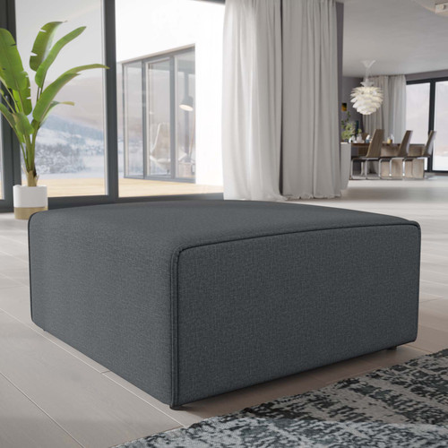 Mingle Fabric Ottoman Gray EEI-2726-GRY