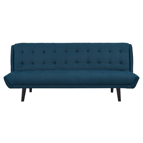 Glance Tufted Convertible Fabric Sofa Bed Azure EEI-3093-AZU