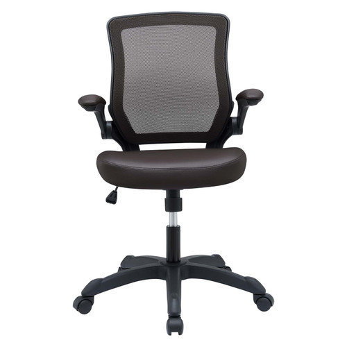 Veer Vinyl Office Chair Brown EEI-291-BRN