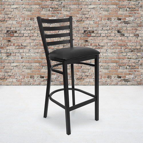 Metal Dining Bar Chair for High Traffic Businesses