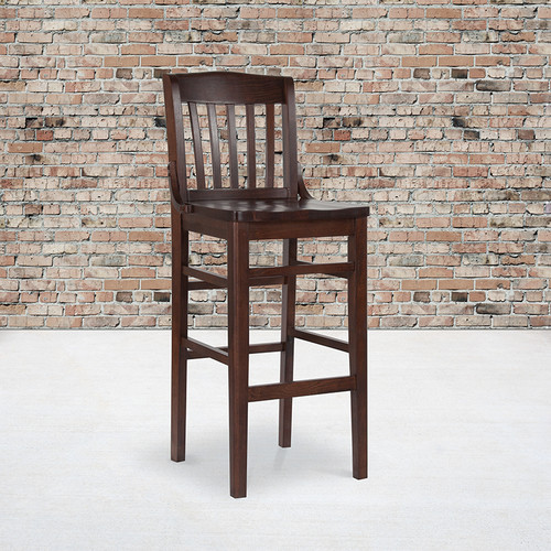 Wood Dining Bar Stool