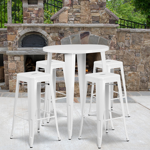 Bar Height Table and Stool Set