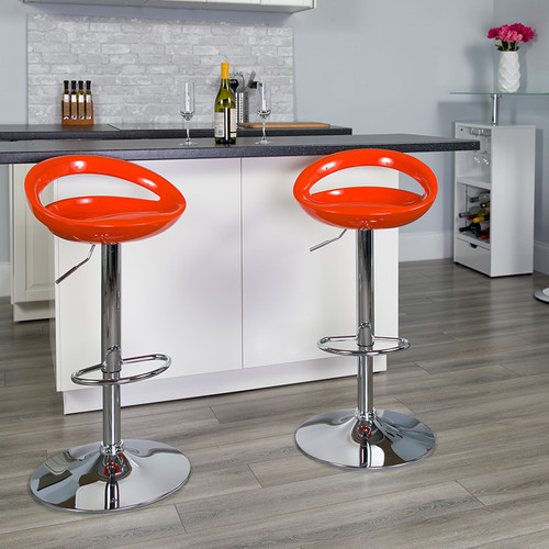 Contemporary Style Height Adjustable Stool