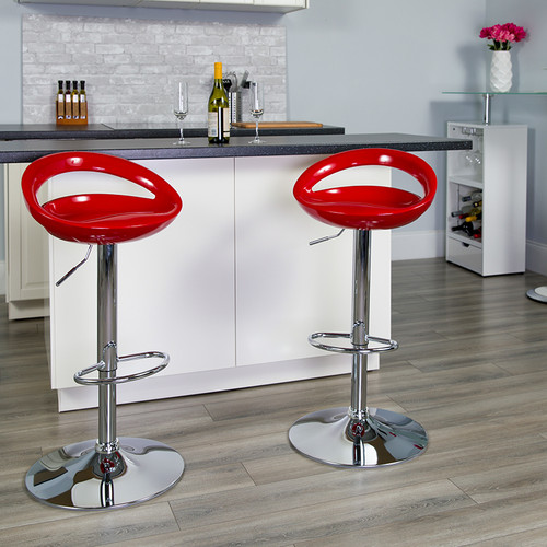Contemporary Style Height Adjustable Stool