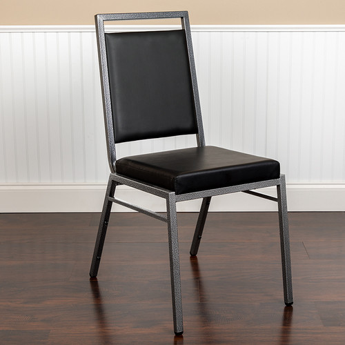 Multipurpose Banquet Chair with Square Back Design