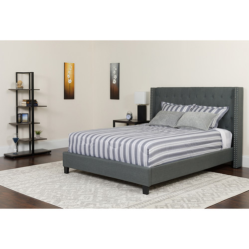 Twin Size Platform Bed with Mattress Included