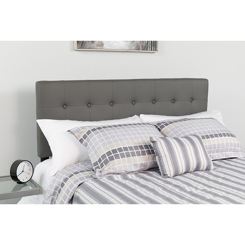 Contemporary Style Panel Headboard