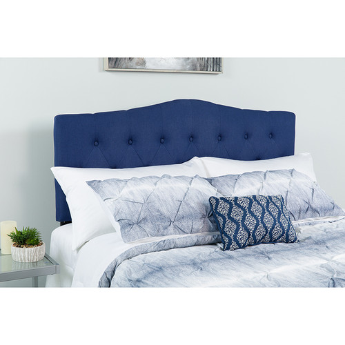 Contemporary Style Panel Headboard