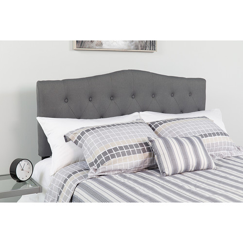 Contemporary Style Panel Headboard