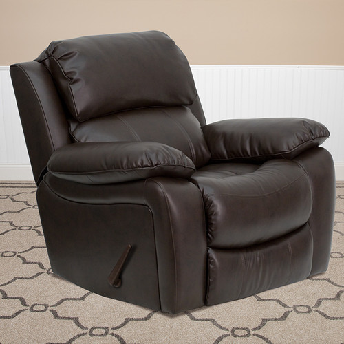 Contemporary Style Rocker Recliner