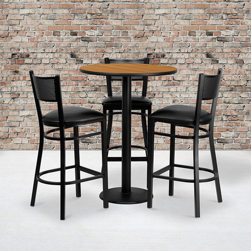 Bar Height Table and Stool Set