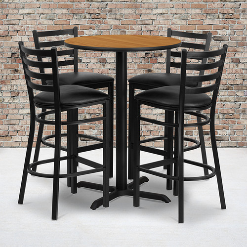 Bar Height Table and Stool Set